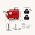 thumbnail image 4 of TFixol Outils de Fixation et de Positionnement pour Table de Menuiserie Machine de Découpe Scies de Table Clôture de Limite Coupe Rapide Limit Backer Alliage d'Aluminium Guide de Limite, 4 of 7