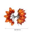 thumbnail image 2 of Solar Pumpkin Maple Leaf String Lights Outdoor, Fall Garland with Lights Waterproof Pumpkin Lights for Thanksgiving Halloween Autumn Harvest Festival Outdoor Garden Party Decor, 2 of 5