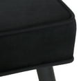 thumbnail image 6 of WestinTrends Velvet Tufted Bedroom Bench for Living Room & Entryway Furniture, Black, 6 of 9