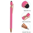thumbnail image 4 of Bolígrafo Uxcell con Punta de Estilógrafo, Tinta Negra 1.0mm, Estilo de Bolígrafo 2, Rojo Rosa, Paquete de 6, 4 of 6
