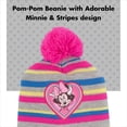 thumbnail image 3 of Conjunto de Gorro y Manoplas de Invierno Disney Minnie Mouse para Niñas Pequeñas, 3 of 6