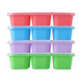 thumbnail image 1 of Bento 4Pcs Stockant Réutilisable Durable 5 Grilles Conception Étudiants Portable Lunch Conteneur, 1 of 5