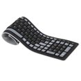 thumbnail image 2 of Teclado 2.4G Teclado Inalámbrico 107 Teclas Plegables Portátiles Portable Silicona Teclado A Prueba de Polvo para La Computera Portátil de Escritorio Enchufe y, 2 of 7