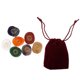 thumbnail image 5 of Conjunto de 7 (SIETE) piedras grabadas, de meditación o ,, 5 of 7