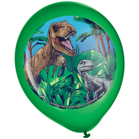 Jurassic World 'Into the Wild' Latex Balloons (5ct)