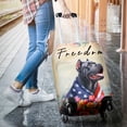 thumbnail image 3 of Freedom Cane Corso on Independence Day 4th of July Travel Luggage Cover Italian Mastiff Dog Lover Gifts Idea Suitcase Dust Protective Decor - 01005, 3 of 5