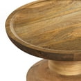 thumbnail image 5 of Haynes 16 inch Wide Solid Mango Boho Accent Table in Natural, Assembled, 5 of 8