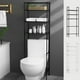 thumbnail image 1 of Estante de almacenamiento de suelo para lavadora para balcón, baño y aseo - Plástico negro, 59,06x17,72x9,84in, fácil de instalar, 1 of 5