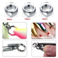 thumbnail image 4 of Sonducket Paquete de 100 anillas divididas de pesca, conector a presión de cebo duro, señuelos de doble bucle, accesorios de conexión de Pescar 0.8 mm x 4.5 mm, 4 of 6