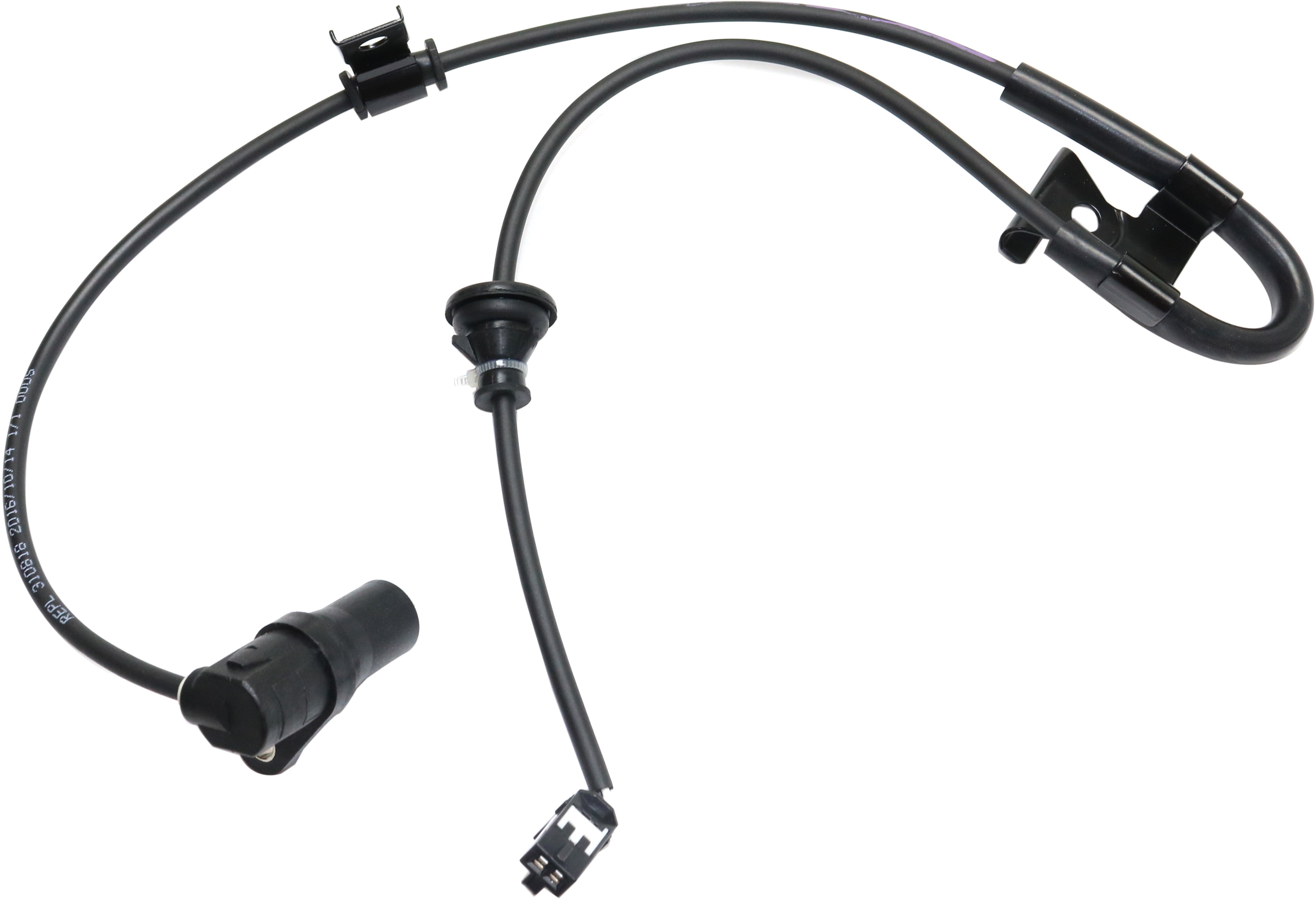 ABS Speed Sensor Compatible with 2004-2006 Lexus RX330 2007-2009 Lexus RX350 2006-2008 Lexus RX400h 2004-2007 Toyota Highlander Rear, Driver Side 6 Cyl 3.3L Male Connector Blade type 2-Prong Terminal