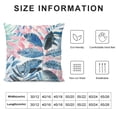 thumbnail image 6 of JRXY Tropical Palm Leaf Print Pillow Cover Set of 2 Summer Blue Green Plant Leaves Throw Pillow Covers Hawaiian Monstera Pillow Case for Outdoor Home Couch Bed Sofa White, 6 of 6