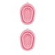 thumbnail image 3 of Toystoory Alfombrilla de limpieza de brochas de maquillaje de silicona, herramientas cosméticas, almohadilla de , esponja pequeña portátil, Rosado 2Conjunto, 3 of 6