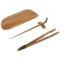 thumbnail image 4 of unids/set juego de cucharas para té de bambú tallado a mano accesorios para el té herramientas de ceremonia de té patrón de flor de ciruelo, 4 of 14