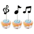 thumbnail image 6 of AOOOWER Pack of 1 Music Note Cake Toppers Colorful Decoration for Birthday Party Supplies, 6 of 7