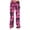 pink and black, variant on MEZZALL Women Halloween Sleep Pants Elastic Waist Pumpkin Spider Print Loose Fit Soft Comfy Loungewear Pajama Bottoms