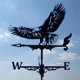 thumbnail image 5 of Indicador de Dirección Del Viento de La Veleta Del Hogar de Acero Inoxidable de La Granja, Herramienta de Medición Del Patio Del Jardín Al Aire Libre - Eagle Águila Baoblaze Veleta, 5 of 8