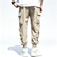 thumbnail image 2 of Men's Heavy Duty Cargo Pants Wear Resistant Multi Pocket Site Work Bottoms S-XL, 2 of 9