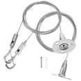 thumbnail image 1 of OULII Fil de Suspension pour Photos 2 Pcs Rails de Suspension en Acier Inoxydable pour Artistes 11.8*0.2*0.2 Po, 1 of 8
