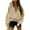 Beige, variant on Youyipin Long Sleeve Shirts for Women Women's Zip Up Hoodie Sweatshirt Y2K Fall Fashion Clothes Long Sleeve Loose Fit Pockets Casual Trendy Jacket ﻿