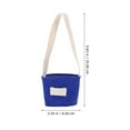 thumbnail image 2 of SHOWERORO Portavasos Reutilizable En Lona Azul Para Para Transporte Diario, 2 of 6