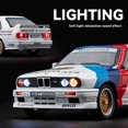 thumbnail image 4 of 1:24 BMW M3 Racing Supercar Alloy Metal Diecast Model Car Sound And Light Home Trendy Display Ornaments Birthday Gift For Friend, 4 of 6