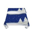 thumbnail image 5 of Wukai Christmas Fir Tree Waterproof Tablecloth for Kitchen Dining, Fits Square Tables for 2-4 Seats -60"x60", 5 of 7