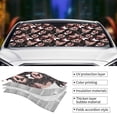 thumbnail image 4 of Kdxio Butterfly Print Front Windshield Sun Shade,Folding Auto Sunshade for Car Truck SUV-Small, 4 of 7