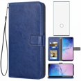 thumbnail image 1 of Mobile Phone Cover for Samsung Note 10 Plus, Cover Premium Pu Leather Tpu Flip Case Magnetic Closure Card Compartment Stand Function Wallet with Lanyard Protective Cover, 1 of 7