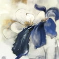 thumbnail image 2 of Black, Alex 15x15 White Modern Wood Framed Museum Art Print Titled - Blue Blossoms Florals II, 2 of 4