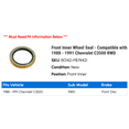 thumbnail image 2 of Front Inner Wheel Seal - Compatible with 1988 - 1991 Chevy C3500 RWD 1989 1990, 2 of 2
