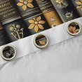 thumbnail image 4 of Manfei Western Books Teens Black Out Curtains, Rustic Farmhouse Flower Curtains Pack of 2 (42x63 Each), Oil Printing Artwork Bedroom Curtains, Window Curtains Bedroom Decor, 4 of 6