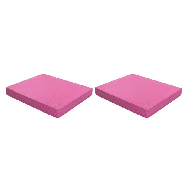 Toystoory TPE Yoga Mat Board Soft Stability Kids S Adults for Pilates Fitness Rosa 31*20*6 cm 2piezas