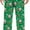 Green, variant on Mens Christmas Pajama Pants,Christmas Santa Print Soft Lounge Pants Comfy Pajama Bottoms Drawstring Pockets White For Men