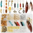 thumbnail image 1 of 150pcs/set Naturel Gravier Cristal Aluminium Feuille Accessoires de Cheveux, 1 of 5