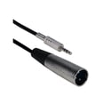 thumbnail image 4 of QVS 6ft XLR Male to 3.5mm Male Balanced Audio Cable, 4 of 5