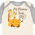 thumbnail image 4 of Inktastic My Mamaw Loves Me Boys or Girls Long Sleeve Baby Bodysuit, 4 of 5