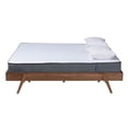 thumbnail image 2 of Baxton Studio Sarita Ash Walnut Finished Wood Queen Size Bed Frame, 2 of 8