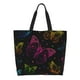 thumbnail image 1 of Balery Butterfly Bolsa Tote Estilo Estético con Cremalleras, Bolsa de Hombro, Bolsa de Compras Grande y Plegable, 1 of 8