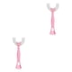 thumbnail image 2 of Bearachild Cepillo de para bebé ergonómico de doble cara de silicona de 360 ​​grados, cepillo de Manual en forma de U, cuidado Type6 NO6 Bearachild CBP088540, 2 of 6