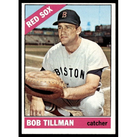 1966 Topps Baseball Card Bob Tillman Boston Red Sox #178 NM-MT