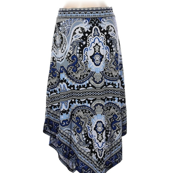 Inc International Concepts Petite Printed Asymmetrical Maxi Skirt $79.50