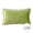 Green, variant on Phantoscope Christmas holiday Decorative Throw Pillow with insert, Pom Pom Velvet Series, 12" x 20", Green, 1 Pack