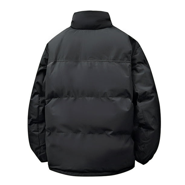 Reversible Sherpa Jacket for Men and Women, Zipper Stand Collar