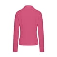 thumbnail image 6 of Qzwdhjm Womens Sun Protection Athletic Jackets Full Zipper Long Sleeve Tunics Solid Quick Dry Jackets Plus Size Jacket for Hiking Outdoor, 6 of 7