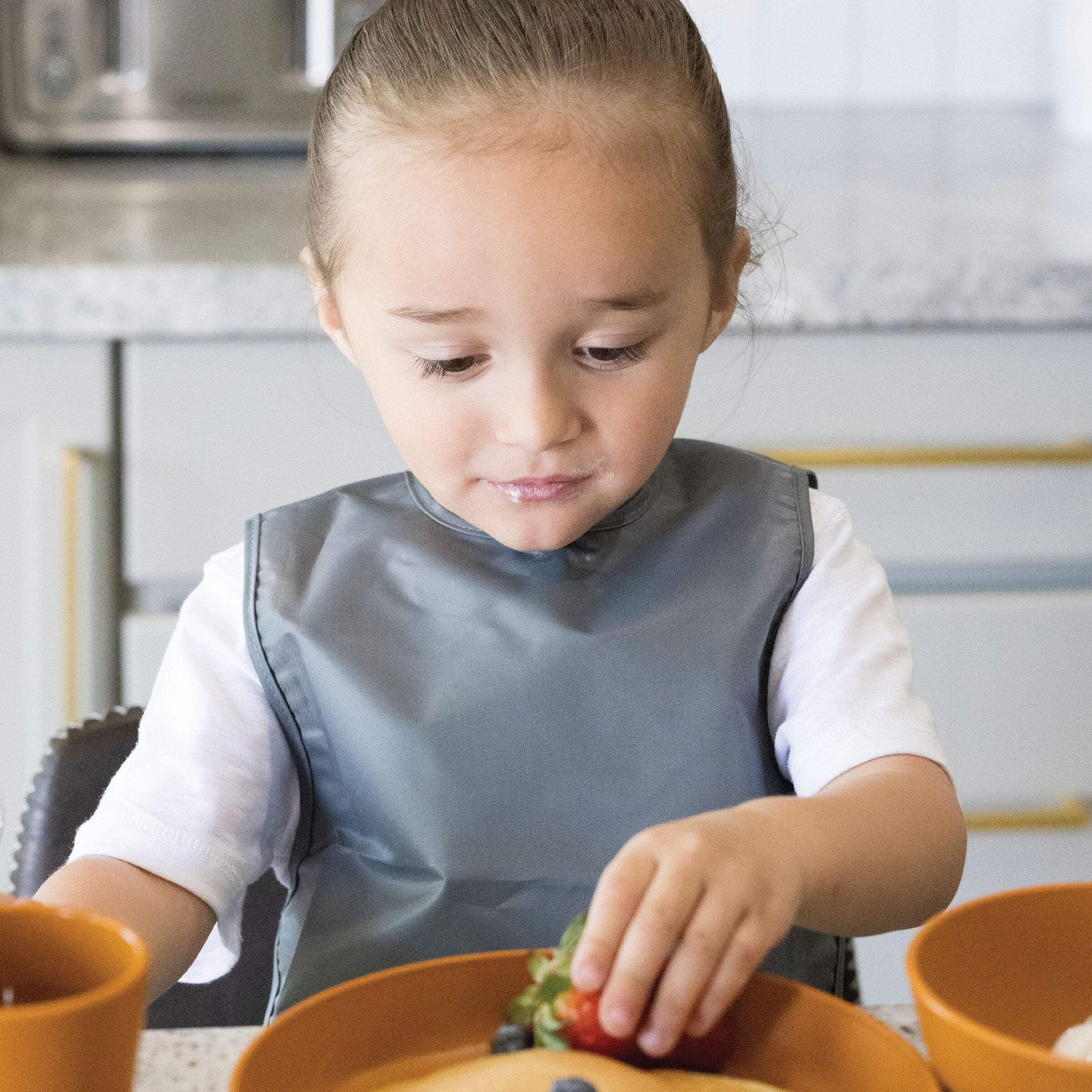 Mess-proof Apron Bibs - 2 Pack Sets for Babies and Toddlers