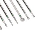 thumbnail image 5 of 10Pcs Nail Drill Bits Stainless Steel High Strength Dust Proof Replacement Nail Grinding Bit with Protective Case Silver, 5 of 5