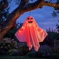 thumbnail image 5 of ShengapQ Glowing Ghost Hanging Ghost Lamp Pendant, Outdoor Halloween Decoration, Spooky Atmosphere, Weather Resistant, Perfect for Yard Decor, Scary Halloween Prop, 5 of 9