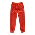 thumbnail image 5 of Fiaer Sweatpants Women Oversized Elastic Waisted Pants Casual Baggy Trendy Solid Comfort Pocket Trousers Red XL, 5 of 5