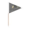 thumbnail image 1 of Cage Motif Artistique Cure-Dent Triangle Toppers de Cupcake Drapeau, 1 of 3