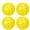 Optic Yellow, variant on IVASKY Sports Indoor Outdoor Pickleball 40 Hole, 4 Pack -  Green